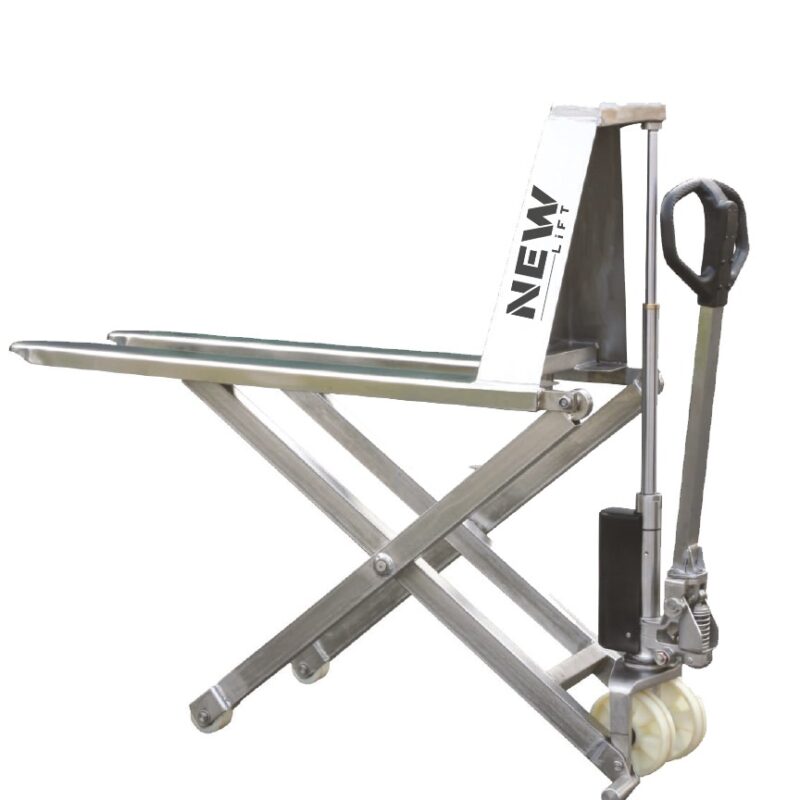 1 Ton 80cm Inox Paslanmaz Makaslı Manuel Transpalet
