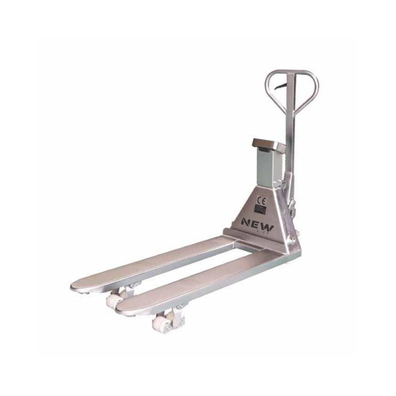 2 Ton INOX Paslanmaz Terazili Manuel Transpalet