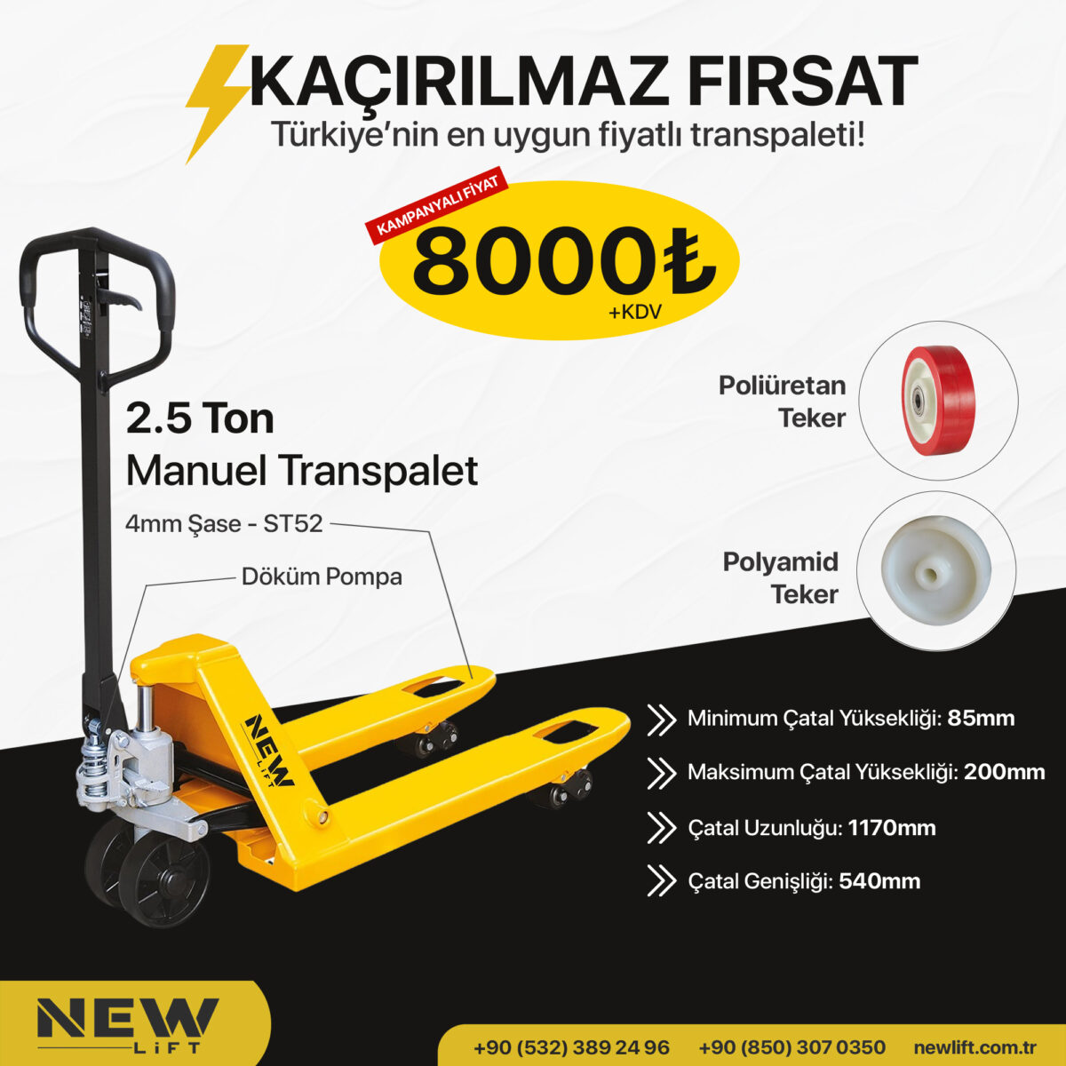 manuel transpalet
